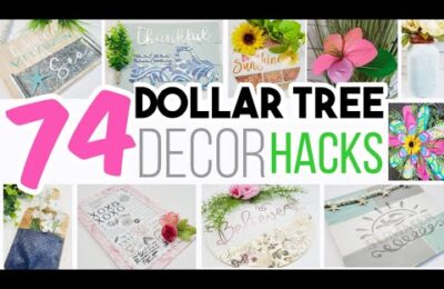 54 Genius DOLLAR TREE DIY Crafts For Home Decor