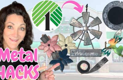 AMAZING DIY Crafts Using Dollar Tree Crafter’s Square METAL