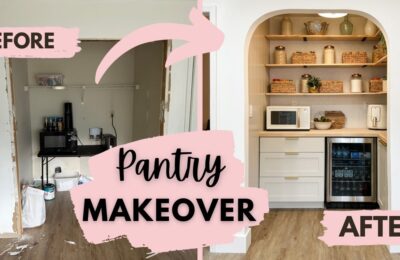 DIY Pantry Reveal! My dream pantry is also a kid-friendly one so they can make their own breakfast!