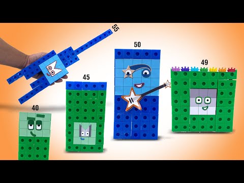 DIY Numberblocks 40's and 50's Snap Cubes Custom Set || Keiths Toy Box ...