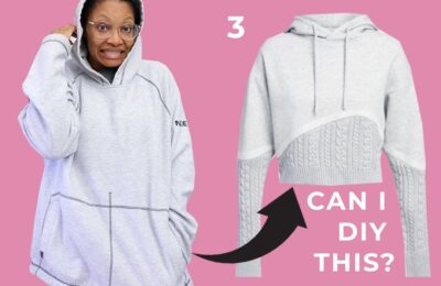 5 DIY Hoodie Upcycle Ideas! #diy #upcycling #fashion